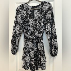 Black/White Romper Medium